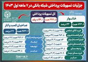 جزئیات تسهیلات پرداختی شبکه بانکی در سال‌جاری